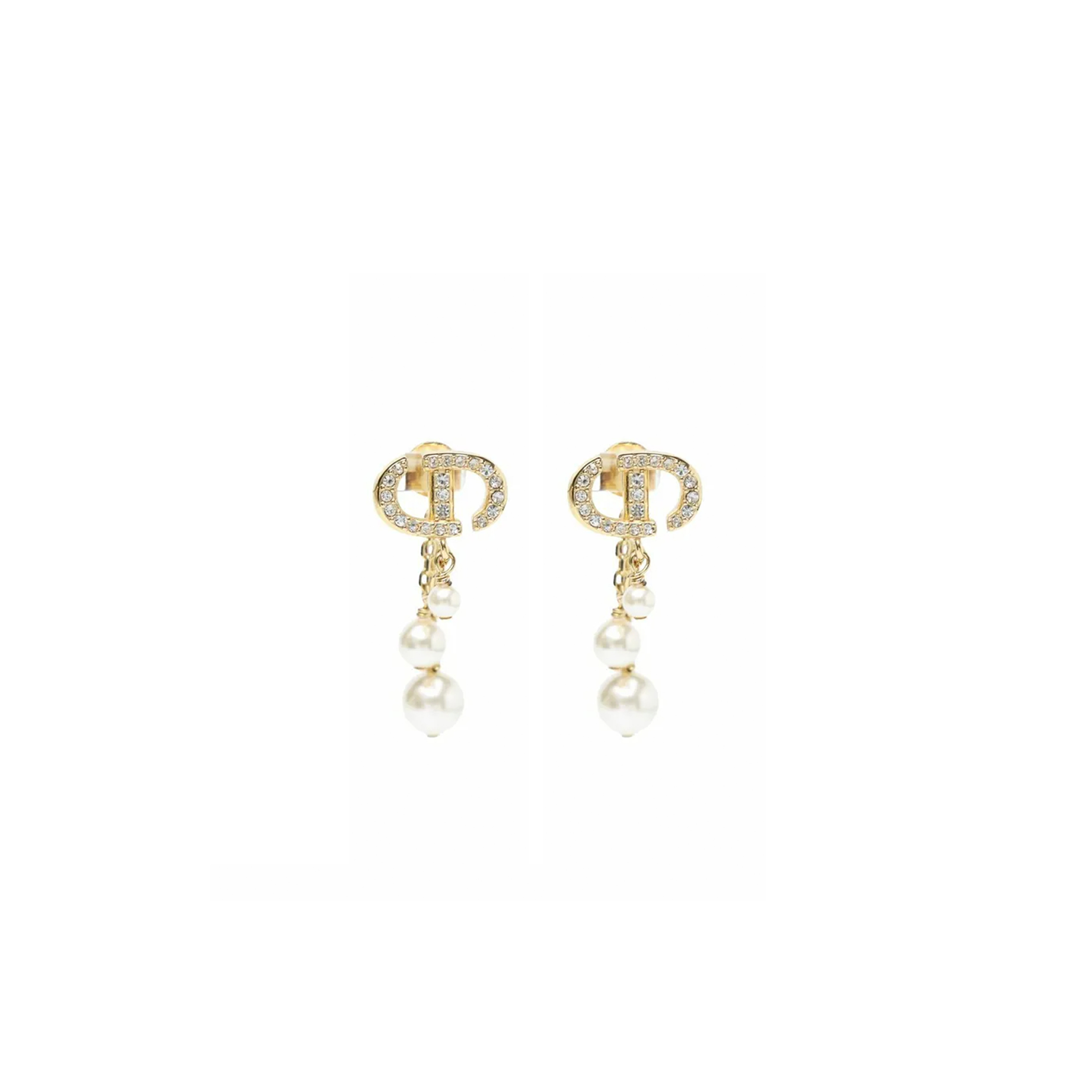 DIOR CD NAVY EARRINGS E1852CDNCY_D301